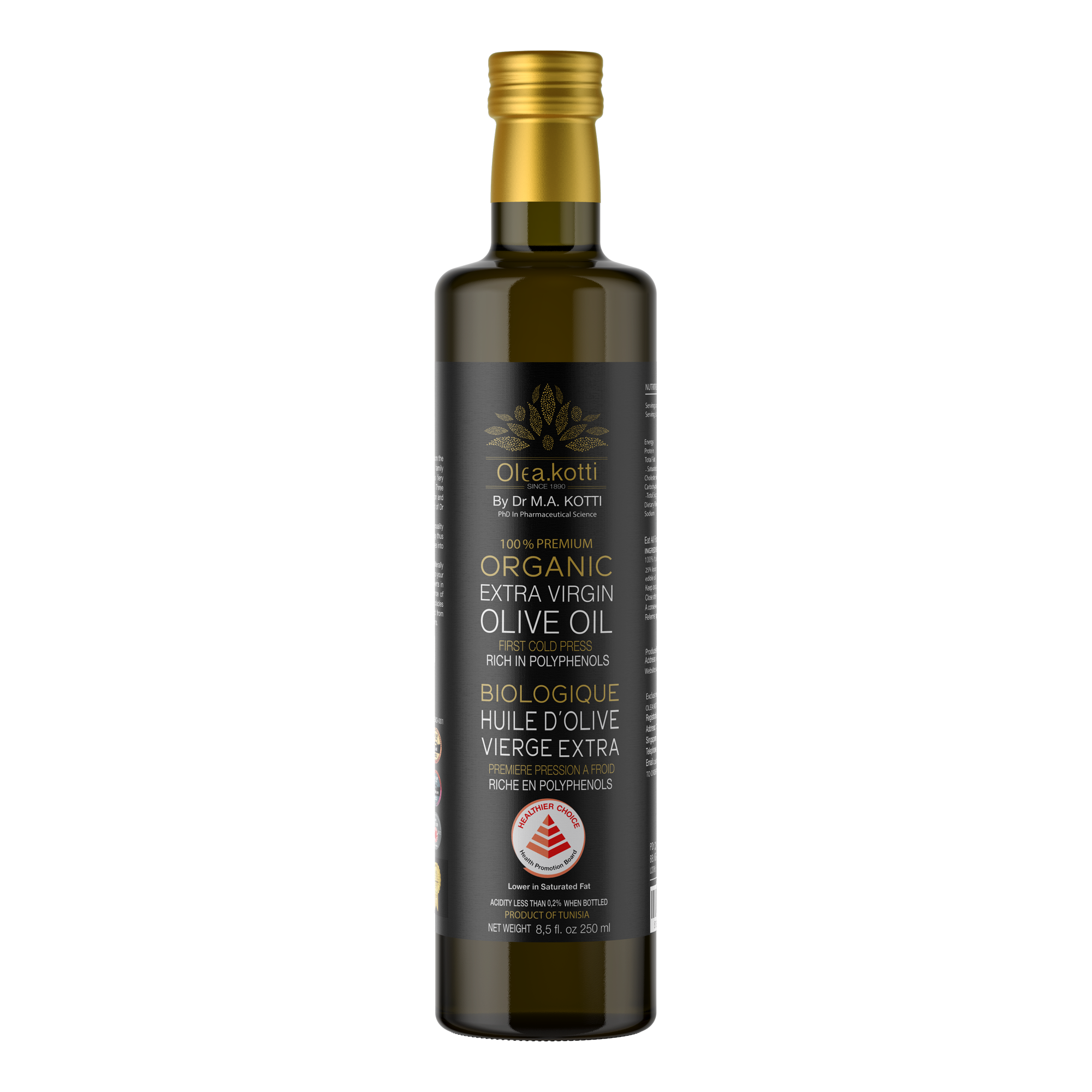 Multi-Award Winning Olea Kotti Organic Extra Virgin Olive Oil Multi-Award Winning Olea Kotti Organic Extra Virgin Olive Oil